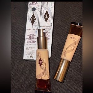 Charlotte Tilbury Beautiful Skin foundation 4W bundle of 2